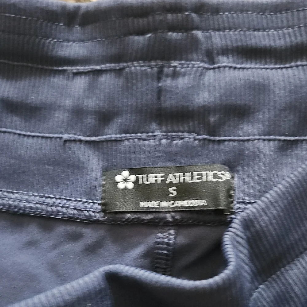 Tuff Athletics Dark Blue Women's Athletic Shorts - Picture 2 of 2